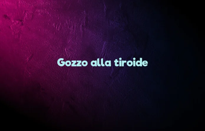 Goitre tiroideo