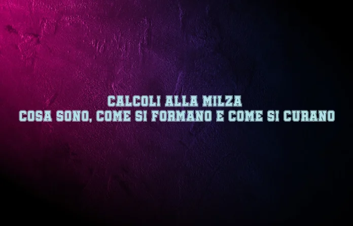 Calcoli alla milza
