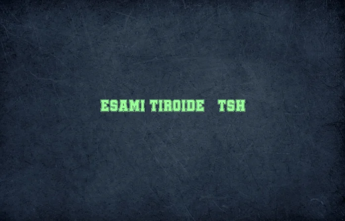analisi tiroide tsh